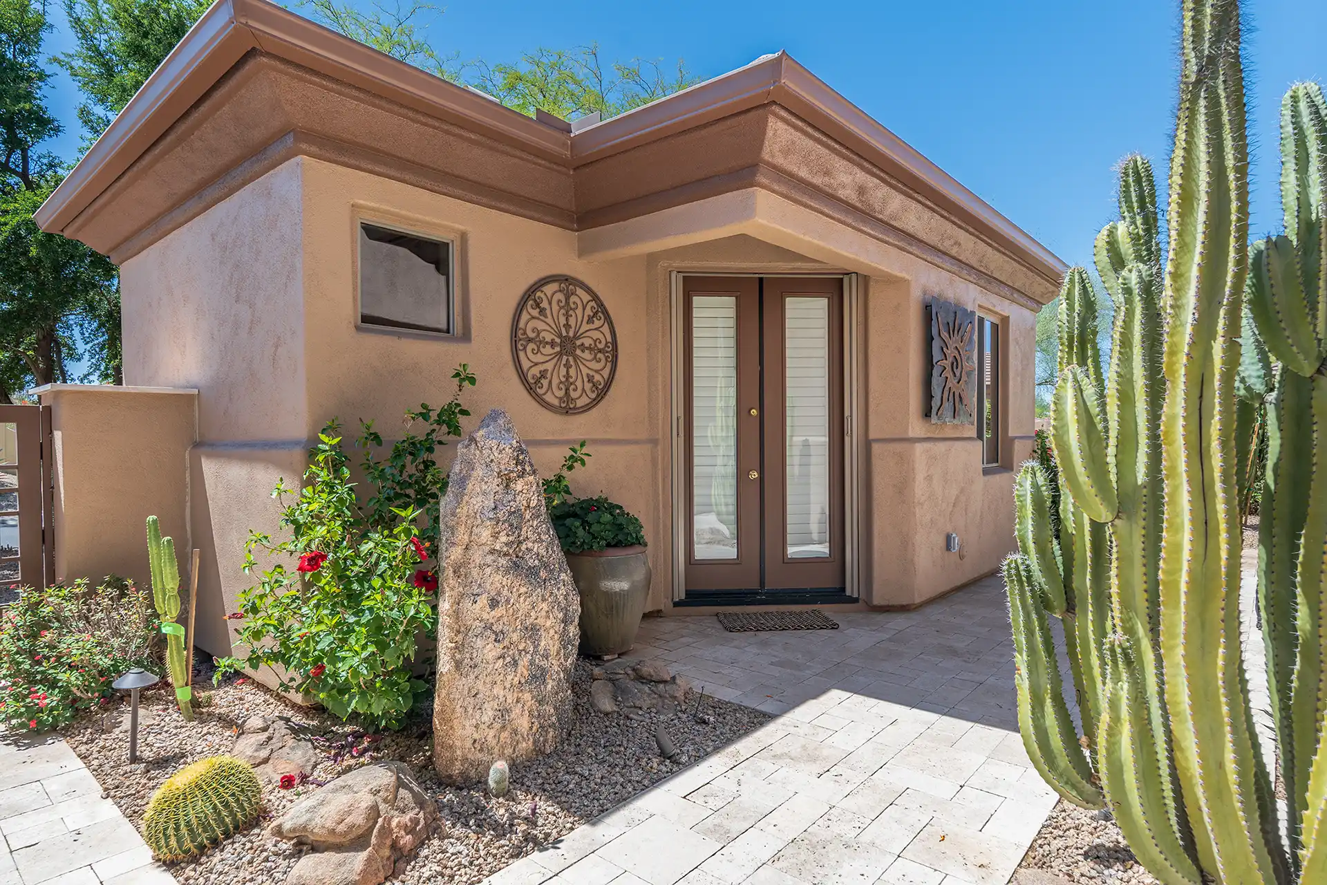 Terravita Desert Contemporary Remodel casita exterior